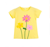 Cotton printed children's short sleeve