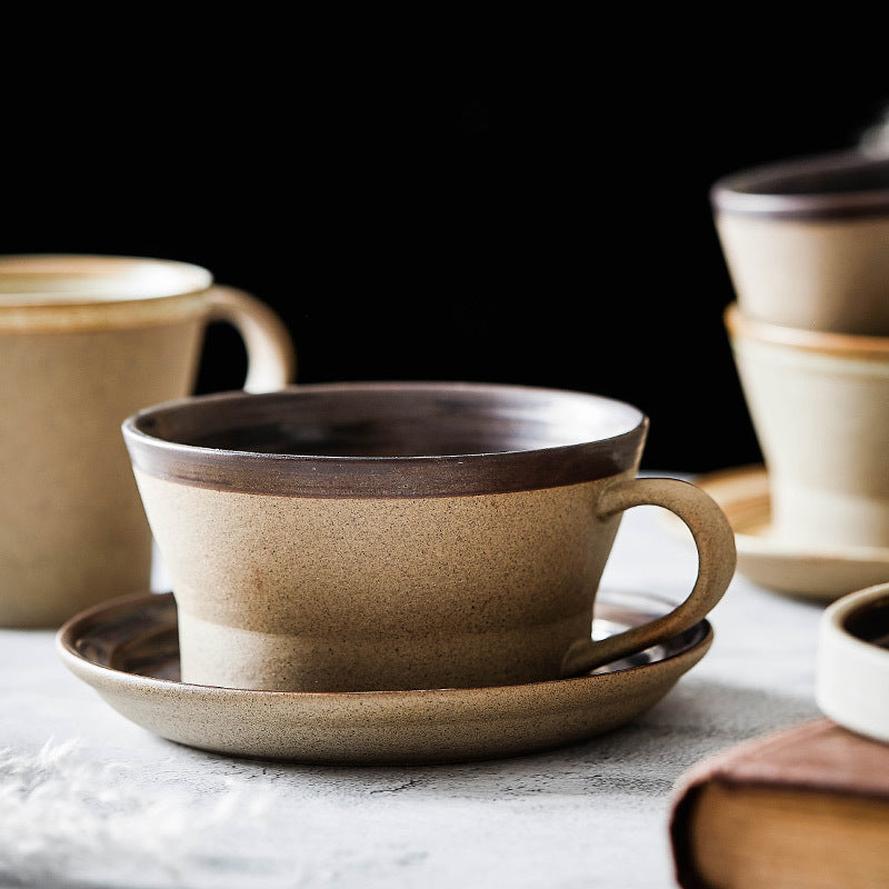 Stoneware coffee cup