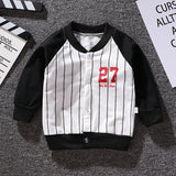 Boys And Girls Jackets Korean Baseball Uniforms Children's Babies Casual Western Style