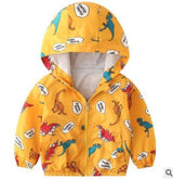 Boy jacket casual hooded jacket