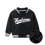 Children's fleece sweater boy jacket baby top clothes