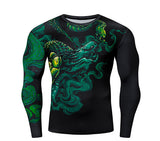 Advanced 3D Printed Pattern Loose Round Neck Pullover Men's T-shirt