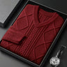 High-end Thickened V-neck Autumn And Winter Thermal Base Sweater