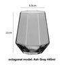 Clear glass cup whiskey glass