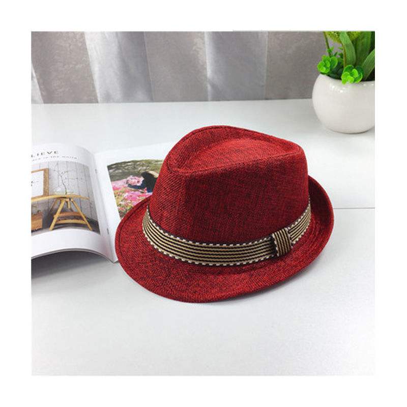 Children's performance jazz straw hat