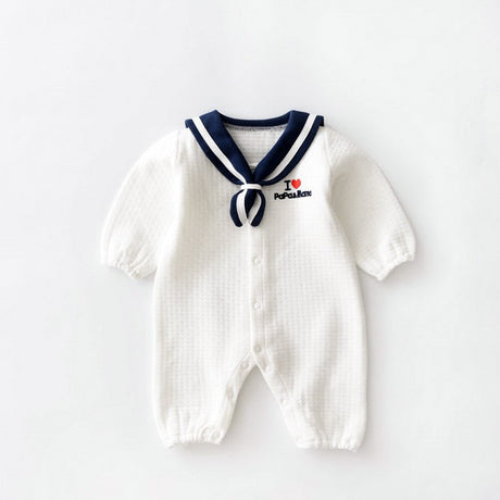 Ropa de bebé estilo azul marino Ropa para recién nacidos Monos para bebés