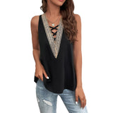 Casual Vest Loose Solid Color Top