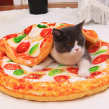 Simulación 3D Pizza aguacate tortilla tostada mascota manta cálida estera cama suave espesar