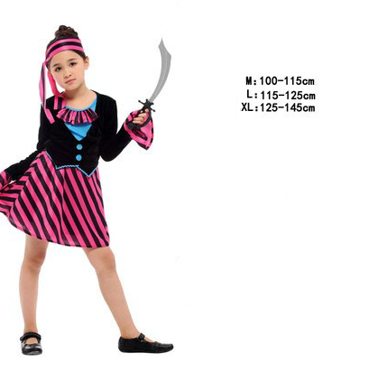 Halloween children's pirate costume