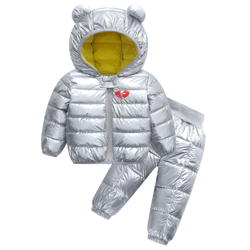 Children's down jacket set