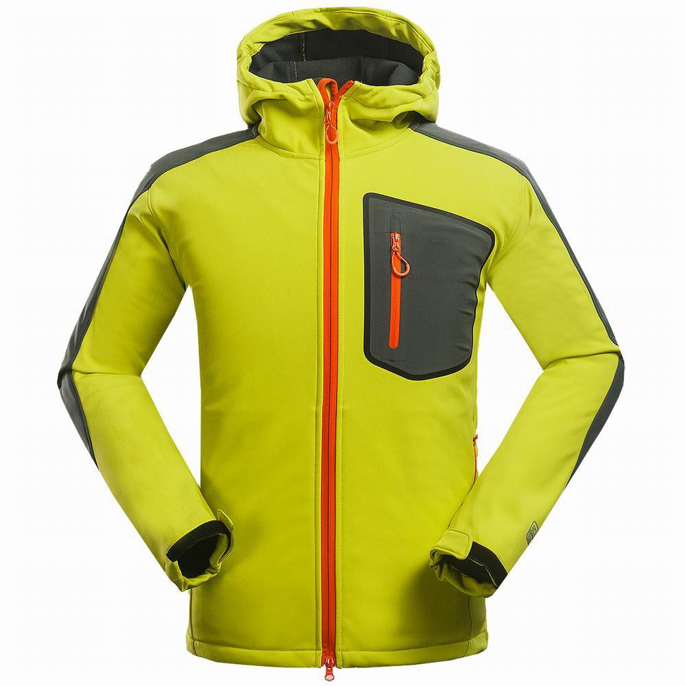 Nuevos hombres Montañismo al aire libre y ropa deportiva de ocio complejo Chaqueta con funda suave chaqueta chaqueta