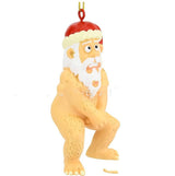 Decoración de resina de Papá Noel desnudo