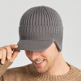 European And American Autumn And Winter Outdoor Warm Ear Protection Knitted Hat