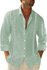 Fashion Short Sleeve Linen Shirt