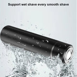 Mini Afeitadora Eléctrica Recargable Portátil Maquinilla De Afeitar Lavable Recortadora Barba Hombres Afeitadora Eléctrica Portátil Máquina De Afeitar Recargable USB Barba Inalámbrica Lavable