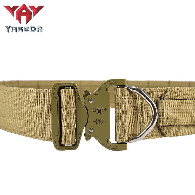 Cinturón táctico multifuncional Molle de nailon para entrenamiento de fans militares al aire libre