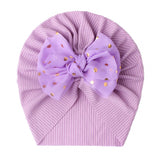 Children's Bow Knot Pullover Hat Baotou