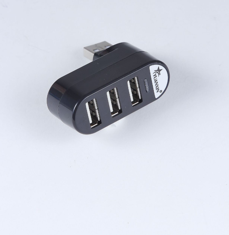 Divisor USB, divisor de concentrador USB, interfaz múltiple, eje de expansión de alta velocidad 2,0, color giratorio