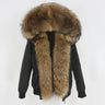 Parka Thick Raccoon Fur Liner Jacket Fur