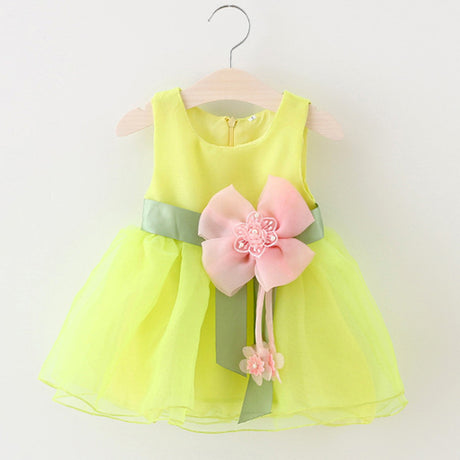 Vestido sin mangas para niños extranjeros, vestido de princesa de gasa para niñas, ropa coreana para bebés, novedad de verano 2021