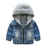 Boys And Children Washed Soft Denim Jacket