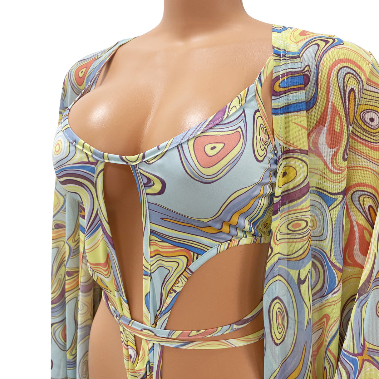 Women's Printed Swimsuit Two-piece Suit