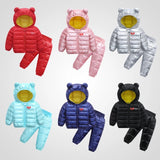 Children's down jacket set