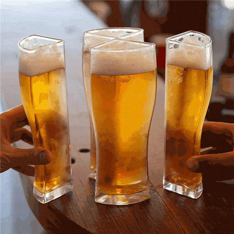 Vasos de cerveza Super Schooner, tazón taza Separable de 4 partes, jarra de cerveza gruesa de gran capacidad, vaso transparente para Club, Bar y fiesta 