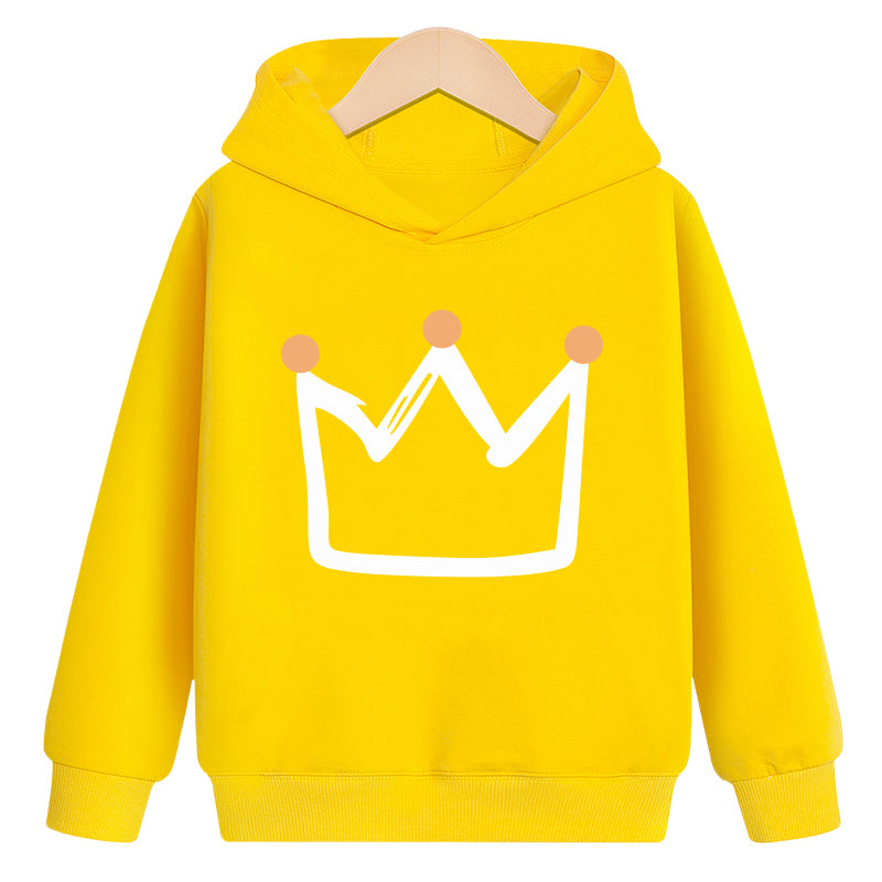 Sudadera Crown con capucha y terciopelo