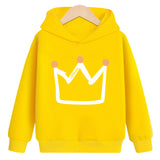 Sudadera Crown con capucha y terciopelo