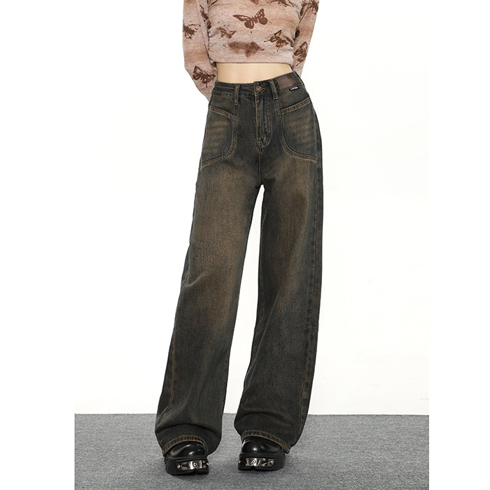 Women's American Vintage Waste Soil Loose Wide Leg Pants