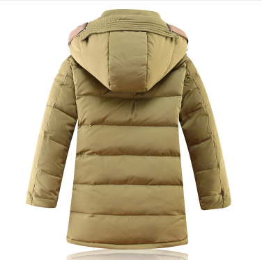 -Chaquetas de invierno para niños de 30 grados, ropa acolchada con plumón de pato para niños grandes, abrigo cálido de invierno, ropa de abrigo gruesa, 2021