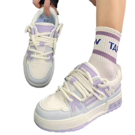 Sneakers Platform Heightened Easy Wear Shoes