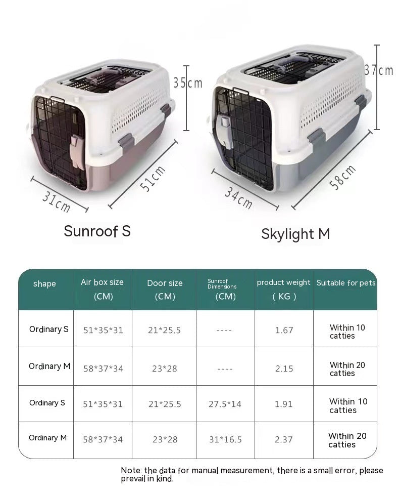 Outing Pet Cat Air Consignment Suitcase