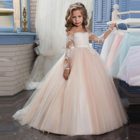 Vestido de novia de esmoquin para niños de princesa con personalidad de moda