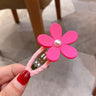 Flower hair clip