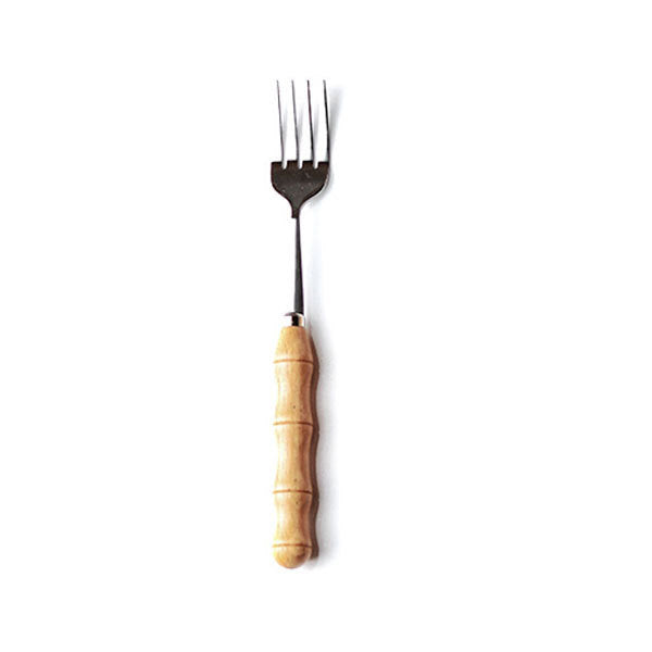 Western steak, knife, fork and spoon