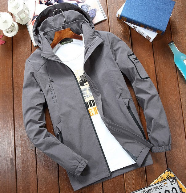 NIAN JEEPshield new spring jacket Jacket Mens multi bag waterproof outdoor dry coat