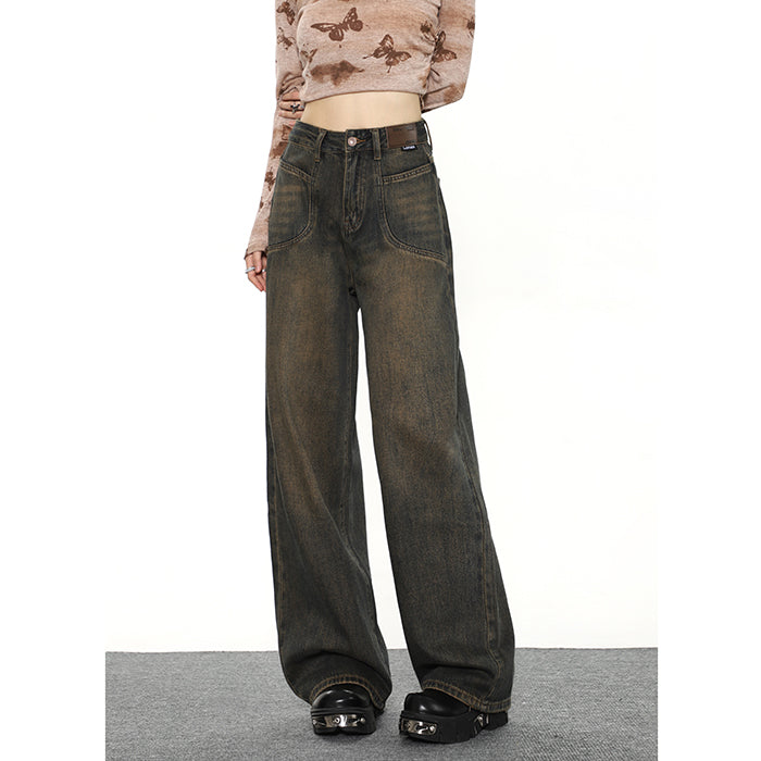 Women's American Vintage Waste Soil Loose Wide Leg Pants