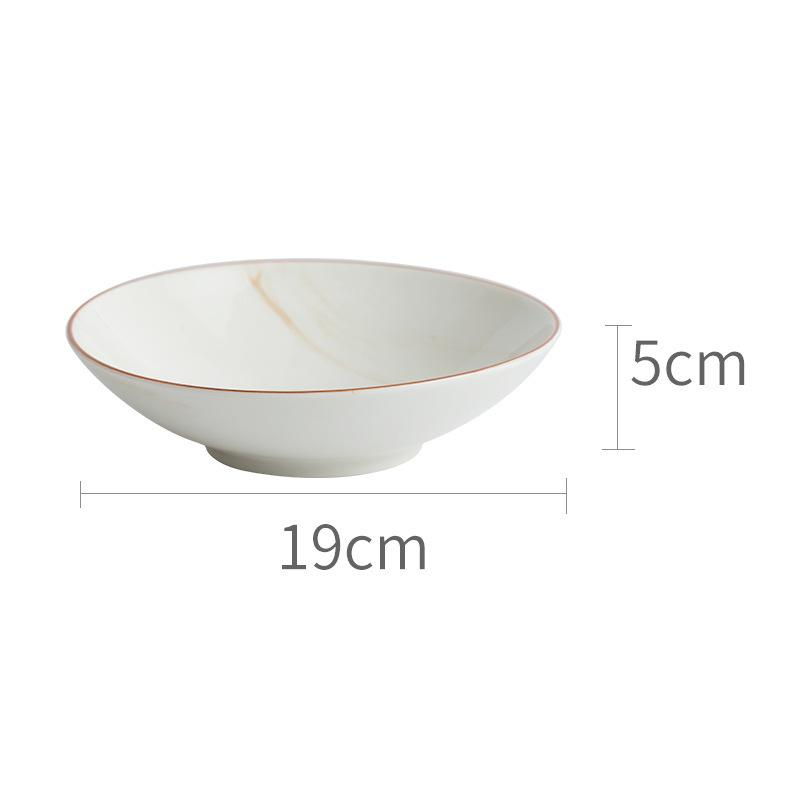 Marbled Ceramic Bowls And Dishes