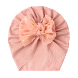 Children's Bow Knot Pullover Hat Baotou