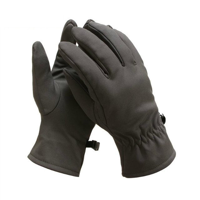 Outdoor Tactics Warm Soft Gloves Shark Leather Camouflage Windproof