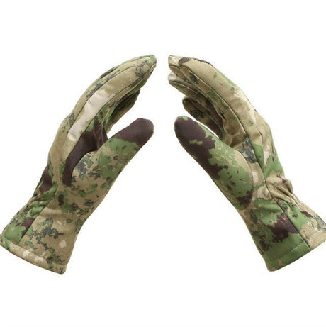 Outdoor Tactics Warm Soft Gloves Shark Leather Camouflage Windproof