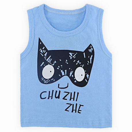 Children's cotton sleeveless vest