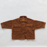 Vintage Kids Corduroy Loose Cardigan Jacket