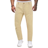 Solid Color Men's Casual Trousers