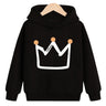 Sudadera Crown con capucha y terciopelo