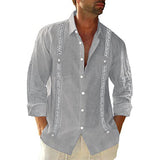 Fashion Short Sleeve Linen Shirt