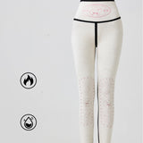 Silk Cashmere Fleece-lined Suspension Yoga Pants