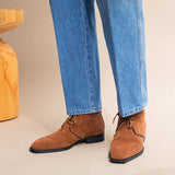 Top Layer Cowhide Boots For Men